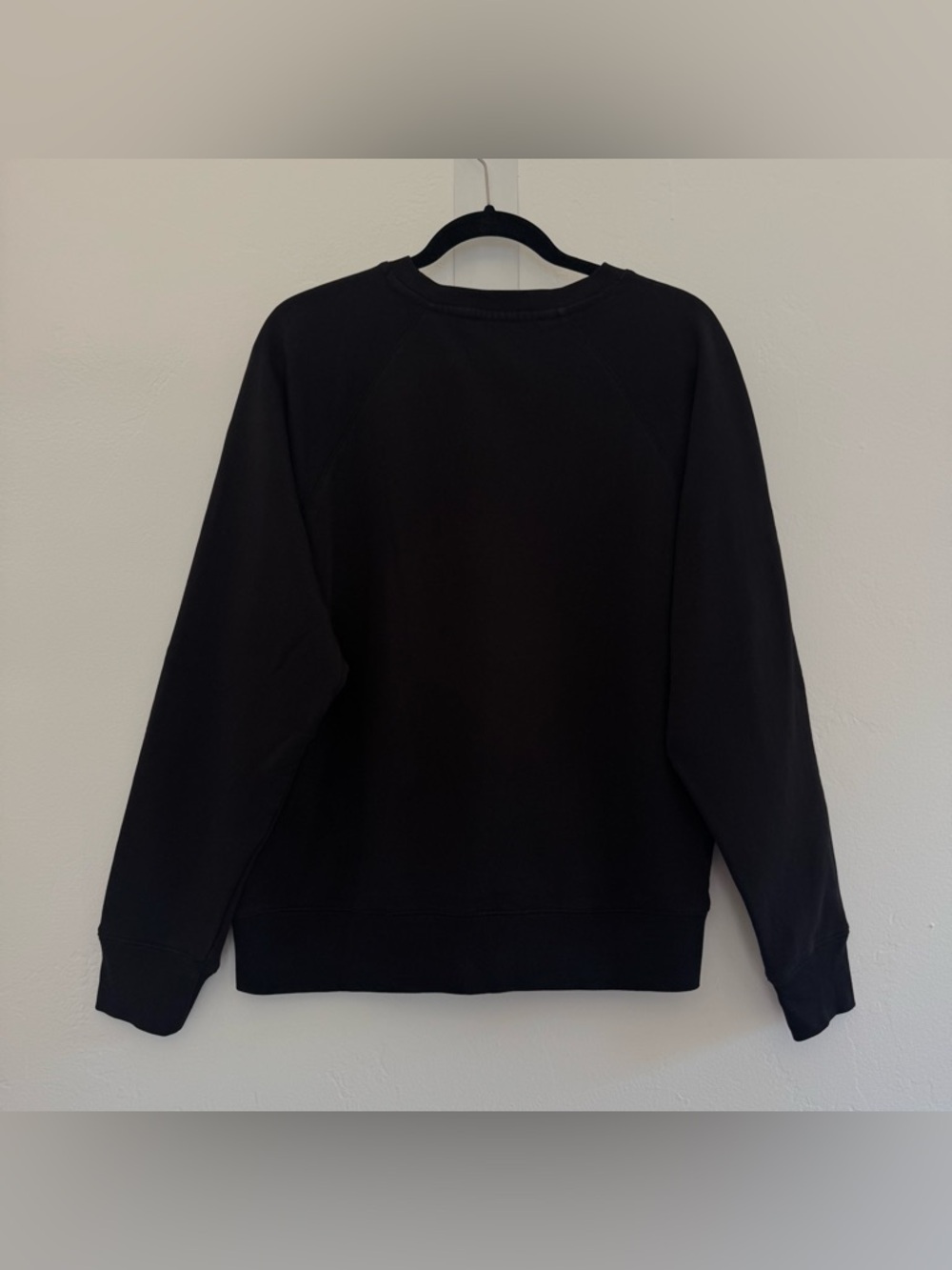 Zadig & Voltaire Upper Amour Foil Black Gold Crewneck Pullover Sweatshirt Cotton - Picture 4 of 11